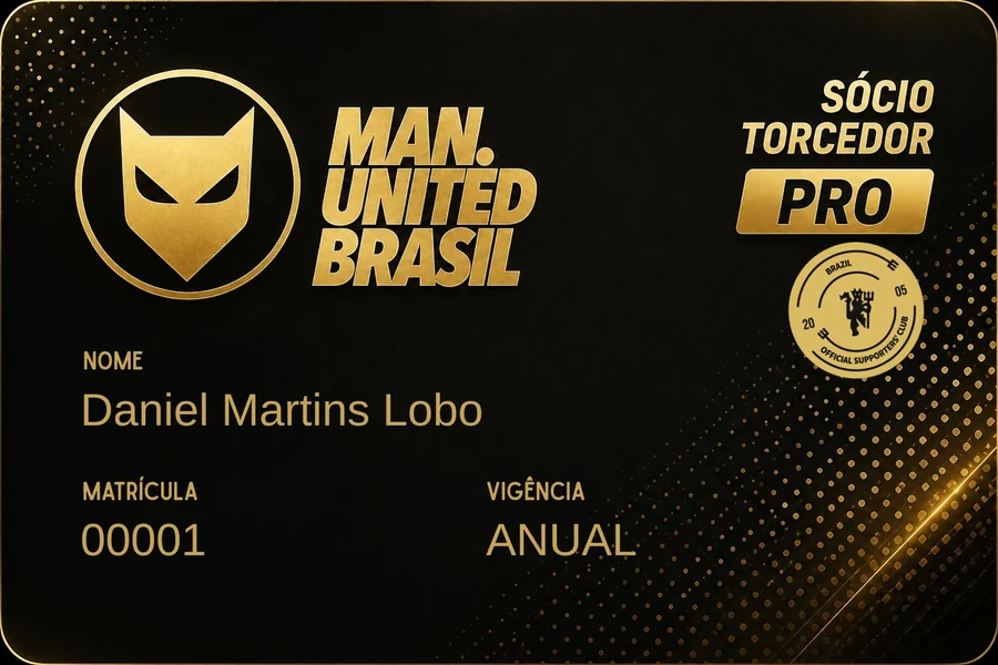 Carteirinha de sócio PRO
